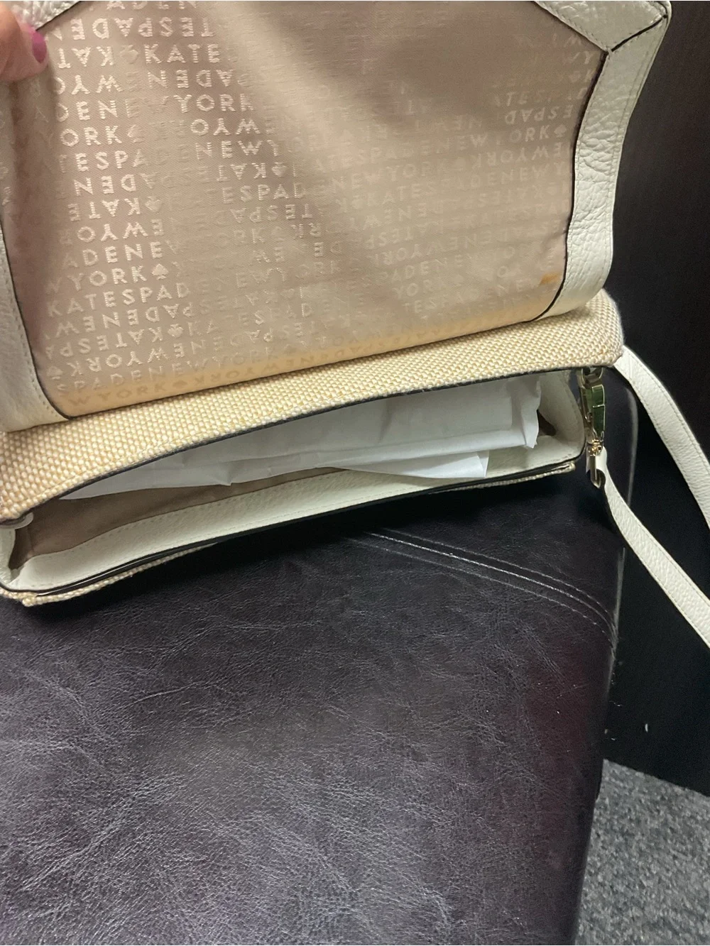 Kate Spade Laurel Wesley Cream Top-Handle Women's Satchel